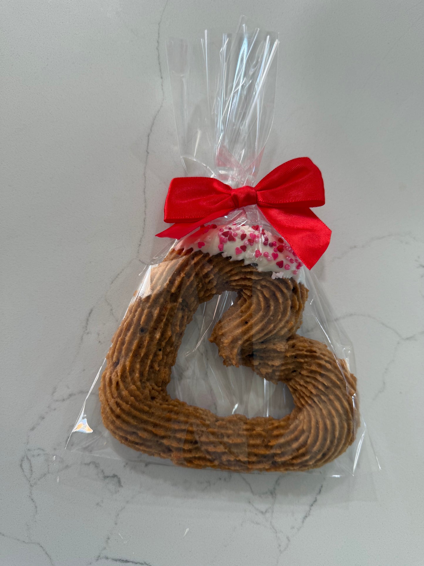 Peanut Butter Honey Heart Churro!