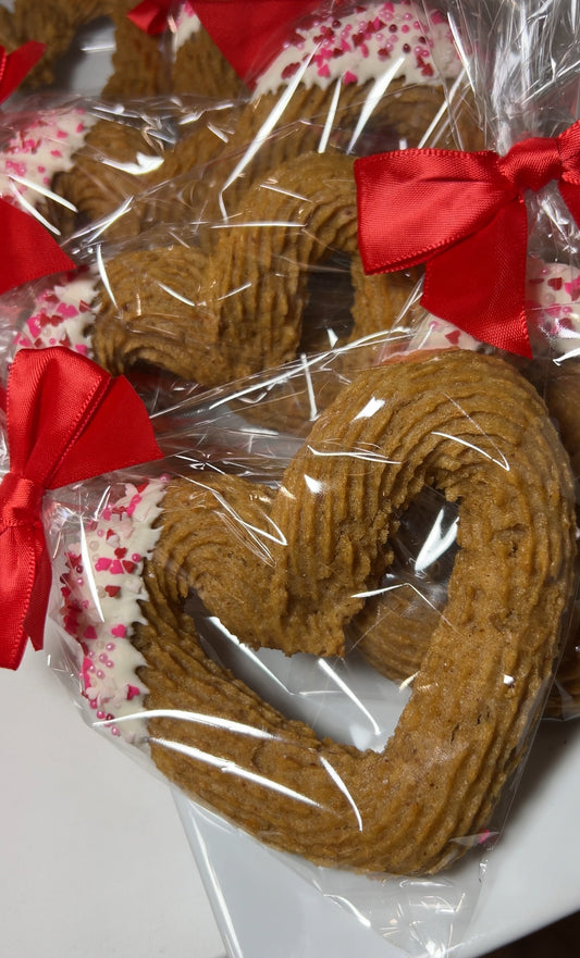 Peanut Butter Honey Heart Churro!