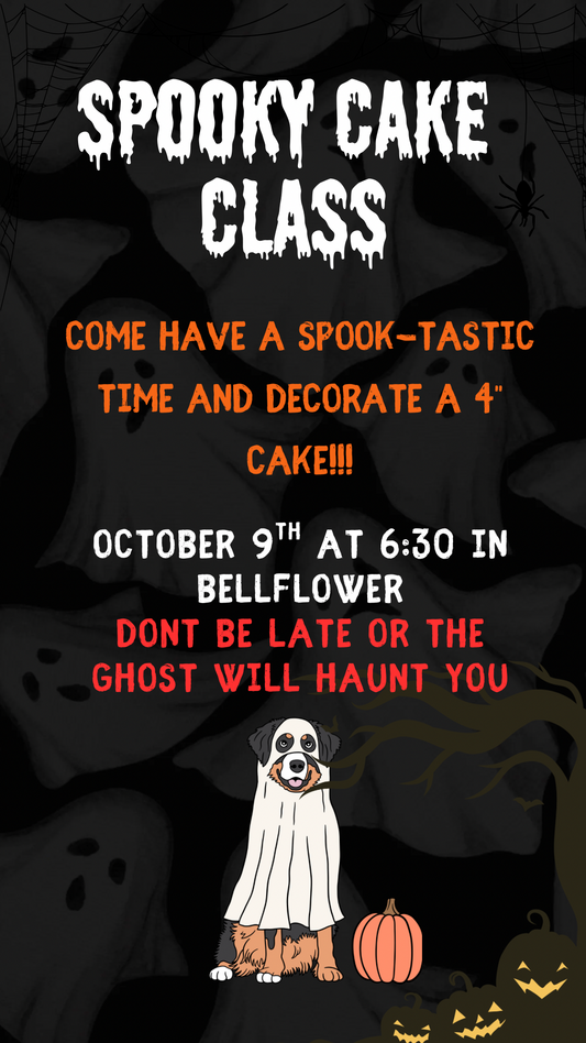 Halloween Cake Class 10/9/2025